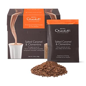Salted Caramel & Clementine Hot Chocolate
